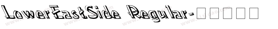 LowerEastSide Regular字体转换